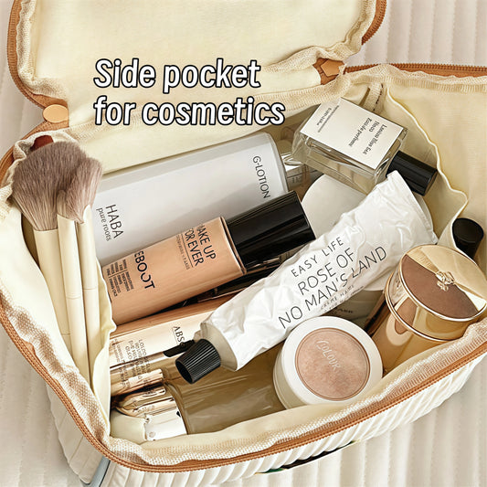 Cartoon pattern cute hut handbag girls large capacity cosmetic organizer