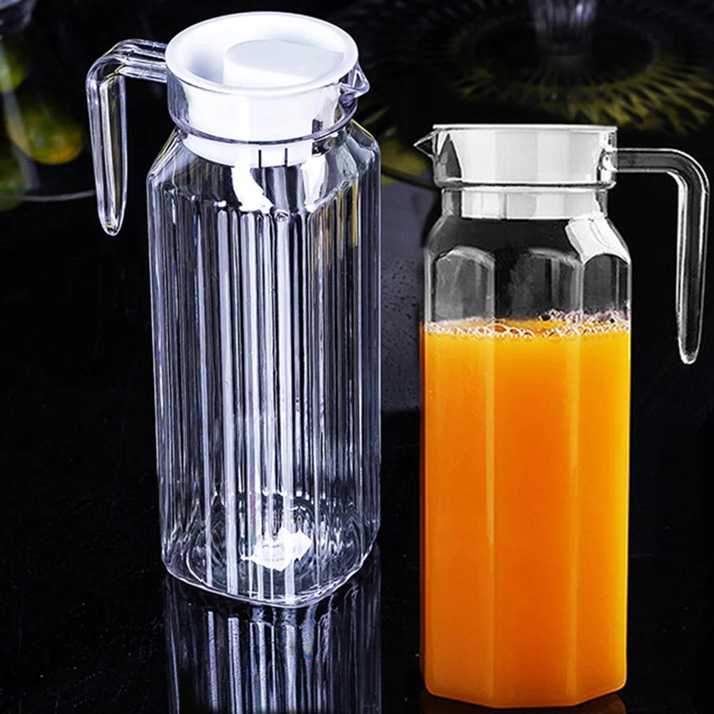 Water Juice JUG Pitcher Plastic Transparent Bottle For Storing Fresh Juices And Drinks