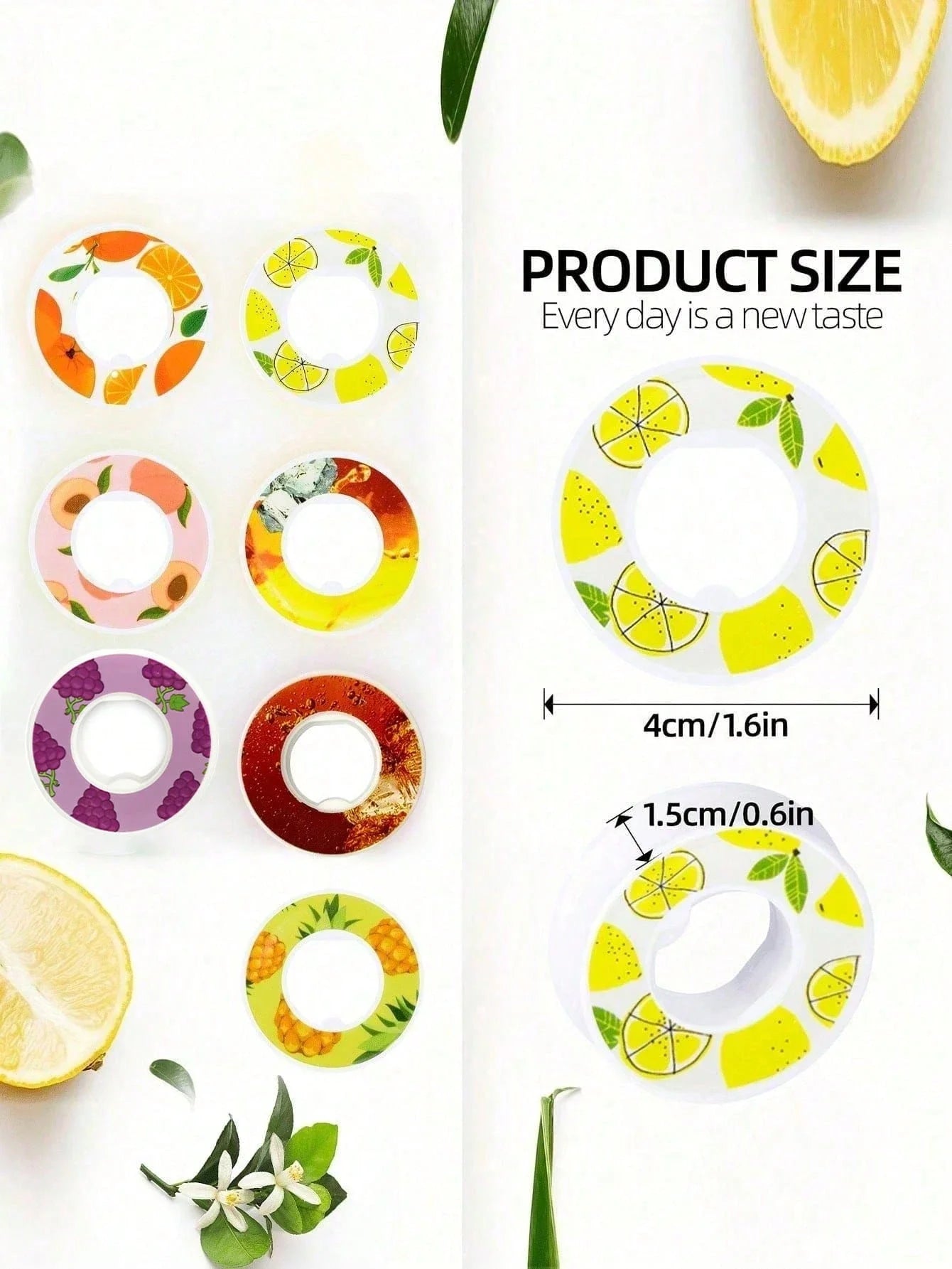 1pc Air Water Bottle With 1pc Random Round Shape Flavor Pod Sports