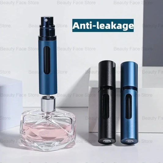 Glass Refillable Perfume Bottle with Spray Scent Pump