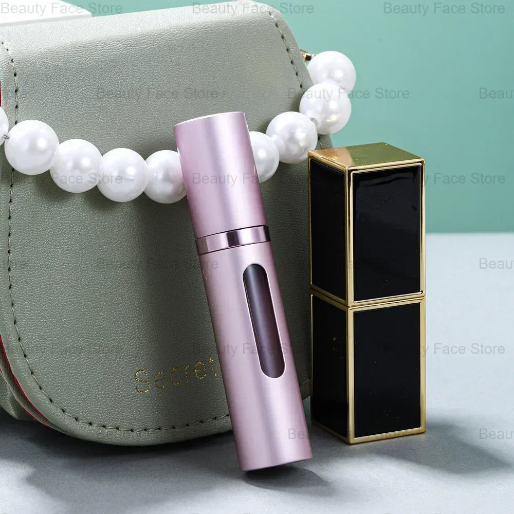 Glass Refillable Perfume Bottle with Spray Scent Pump