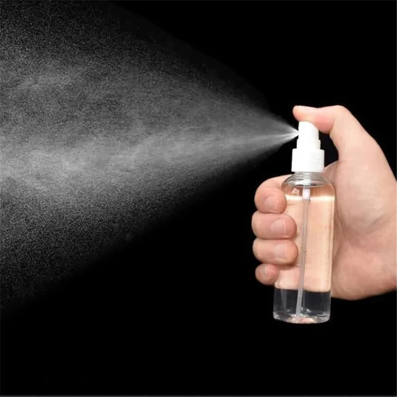 10/50PCS 10ml 20ml 30ml 50ml 100ml Plastic Refillable Bottle Perfume Bottle Atomizer Empty Spray Bottle Portable Travel Tool